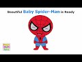 Learn How to draw Baby Spider-Man in a Simple Way