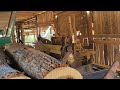 Sawing poplar logs on Tuesday afternoon  #62