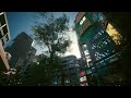 Urban Park-to-Park Wellsprings Tourist Walk - Cyberpunk 2077 ambience