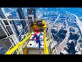 GTA 5 Spiderman Epic Jumps Compilation(GTA V Fails Funny Moments)