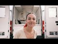 VAN TOUR Self-Converted Camper Van into TINY HOUSE (full time van life)