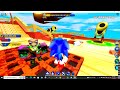 Roblox with Sonic and Vector and Black Rose