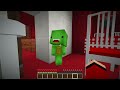 JJ Family FLOOD Mikey's Family HOUSE for PRANK in Minecraft - Maizen