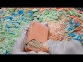 Soap carving/Dry soap cutting ASMR Satisfying and relaxing video