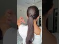 Low ponytail hairstyle hack for college / office girls | Easy ponytail hairstyle￼￼￼￼ #ponytail
