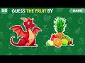 Guess by ILLUSION 🥑🍎🍌 Fruits Challenge