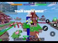 Carried a noob (name in the bedwars comments)
