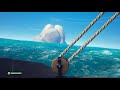 Sea of thieves,  out sailing a galleon solo.