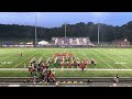 West Middlesex Big Red Marching Band at the Liberty Band Show 2023