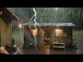 Rain Thunder Sounds for Sleeping | Instantly Fall Asleep with Heavy Rainstorm & Powerful Thunder