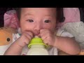 Baby Valerie | Hungry baby can’t wait to have her milk at feeding time 2 #hungrybaby #newbornbaby