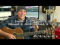 Eagles Best Of My Love Guitar song lesson with strumming patterns