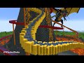 Minecraft TNT VOLCANO HOUSE BUILD CHALLENGE - NOOB vs PRO vs HACKER vs GOD / Animation