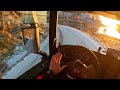 🇳🇴POV Truck Driving Scania R540 XT-First snow in Lofoten-Northern Norway-Small road 815