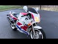 1989 fzr1000 cold start walk around