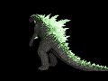 New Godzilla design 3d model showcase