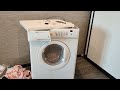 Destruction of the Zanussi washing machine without shock absorbers!