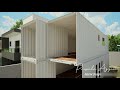 Inside a Modern House - Three Bedrooms - Shipping Container House