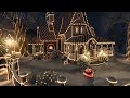 CHRISTMAS COTTAGE 4K 60 FPS: 1 Hour Winter X-Mas Screensaver with Music