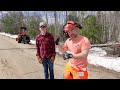 PTO Wood Chipper Saves the Day | Spring Cleanup