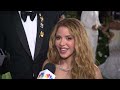 Shakira shares what it's like at her first Met Gala and the idea behind her dress
