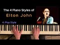 The 4 Piano Styles Of Elton John