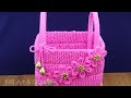 Best out of waste reuse ideas ! Multipurpose basket from used jerry can ! Woolen art and craft