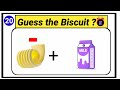 Guess The Biscuit🍪 From Emoji||Can You Identify the Biscuit from Emoji Clues?🤔