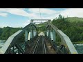 4K CAB VIEW: Late Summer Train in the Nordic Mountains
