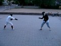 Small sword classical fencing Me vs Mateusz  - 3 : 0