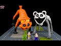 😱 New BIG SMILING CRITTERS MONSTER: FOX vs PANDA - Poppy Playtime Chapter 3 with polymer clay