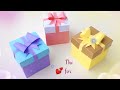 DIY Gift Box / How to make Gift Box ? Easy Paper Crafts Idea