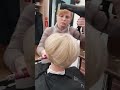 Bob Care is in the technique of Vidal Sassoon. Step-by-step instructions