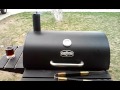 Smoking Ribs using indirect fire on barrel grill