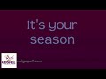 It's Your Season - Lyrics Instrumental w BGV's