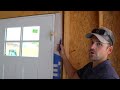 How To Build And Install A Door Jamb Extension - Exterior Door Installation