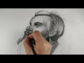 I Drew PewDiePie (Felix Kjellberg) in 2 Hours Challenge!  | Quick Sketch | graphite drawing