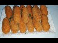 Chicken Cheese Croquettes Recipe | Ramadan Special | Chicken potato Rolls recipe | iftaar recipe