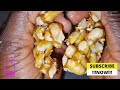 How to make sweet konkanda, sugar with groundnuts mix toffees.
