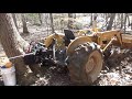 Harbor Freight 12000 winch pulling stuck tractor