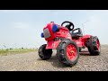 The Big RC Tractor 🚜 Unboxing | Real Wheel 🛞 Drive Model die cast | with Trolley |