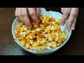 2 ingredients| better than store bought | make  crunchy caramel popcorn at stove in 5 minutes