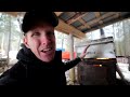 Overnight at the Maple Syrup Sugar Shack! | Start-to-Finish Maple Syrup Pancakes on Wood Stove
