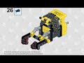 Submarine Modular Front End (Lego 42163 Bulldozer alternate) + How To Build (Instruction)