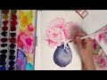 Paint With Me! Watercolour Peonies!