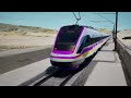 The Brightline West HSR Route Rendered With Unreal Engine 5
