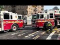 FDNY Bronx 10-80 Hazmat Box 2198 Saddle Tank Rupture on a Tractor Trailer Diesel Fuel down roadway