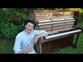 TITANIC & YOU RAISE ME UP on a beautiful streetpiano in public | Romantic Piano Cover by Joshiano