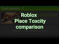 Roblox place toxicity comparison