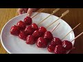TANGHULU 冰糖葫芦 Recipe - crunchy edible glass candy-coated strawberries FAILS included